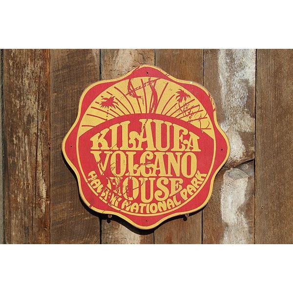 昔のアドバタイジング　ハワイアンウッドサイン　（キラウエア・ボルケーノ）　アメリカ雑貨　アメリカン雑...