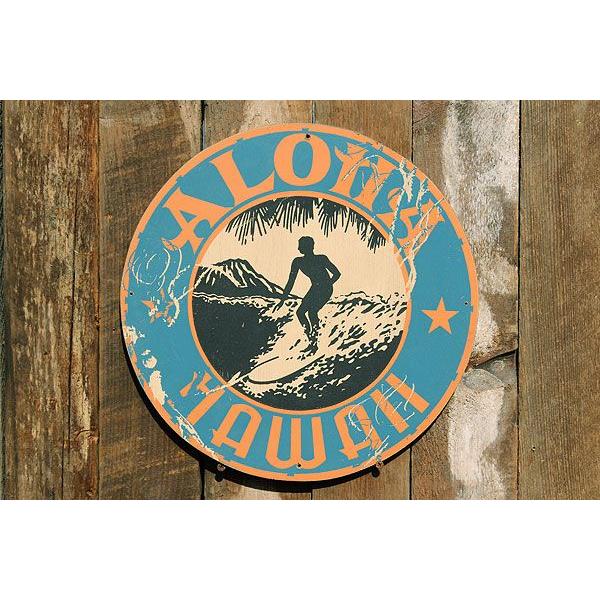 昔のアドバタイジング　ハワイアンウッドサイン　（アロハハワイ）　アメリカ雑貨　アメリカン雑貨　壁掛け...
