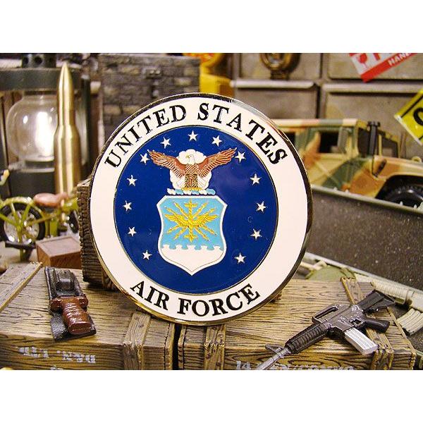ミリタリーカーグリルバッジ　（U.S.エアフォース）　■　アメリカ雑貨　アメリカン雑貨　ミリタリー　...