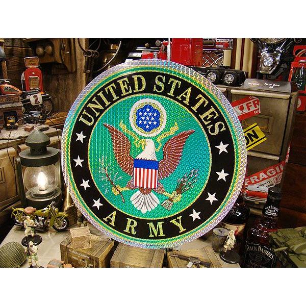 ミリタリープリズムステッカー　XLサイズ　（U.S.アーミー）　アメリカ雑貨　アメリカン雑貨　車　シ...