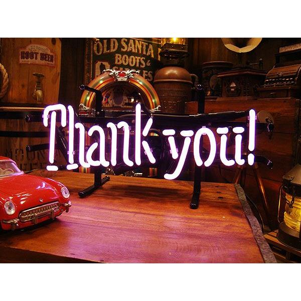 【即納】【在庫あり】 サンキュー　ネオン管 ■ 【6ヶ月保証付き】 ■ アメリカ雑貨 アメリカン雑貨...