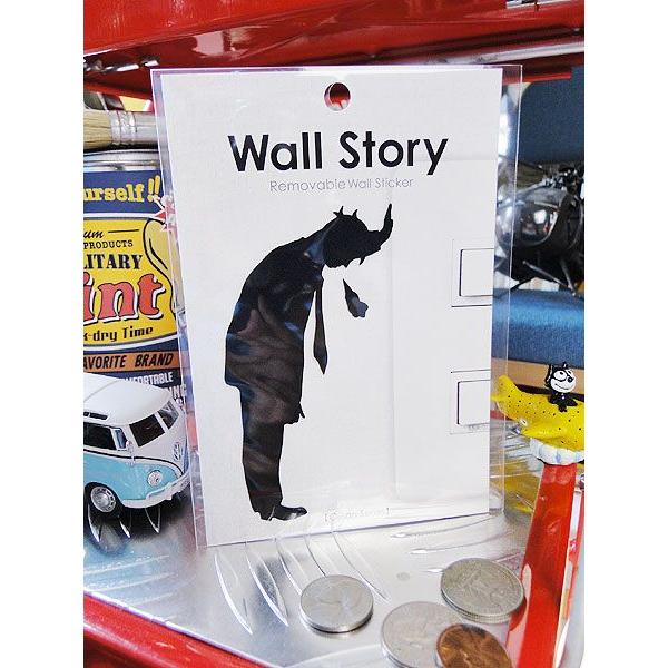 ウォールストーリー　リムーバブルステッカー　（Ojisanシリーズ/ため息）　アメリカ雑貨　アメリカ...