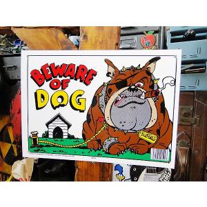 サインプレート DANGER 全5種類 犬 DOG 庭 デンジャー 危険 ガレージ
