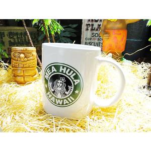 マグカップ おしゃれ 陶器 ハワイ 雑貨 ナンバープレート かわいい