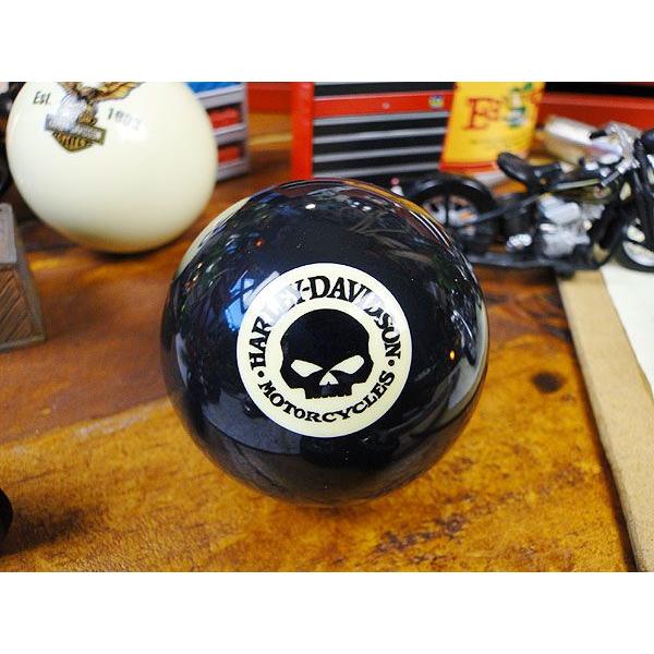 ハーレーダビッドソン　ビリヤードボール　（スカル）　■　アメリカン雑貨　アメリカ雑貨　harley ...