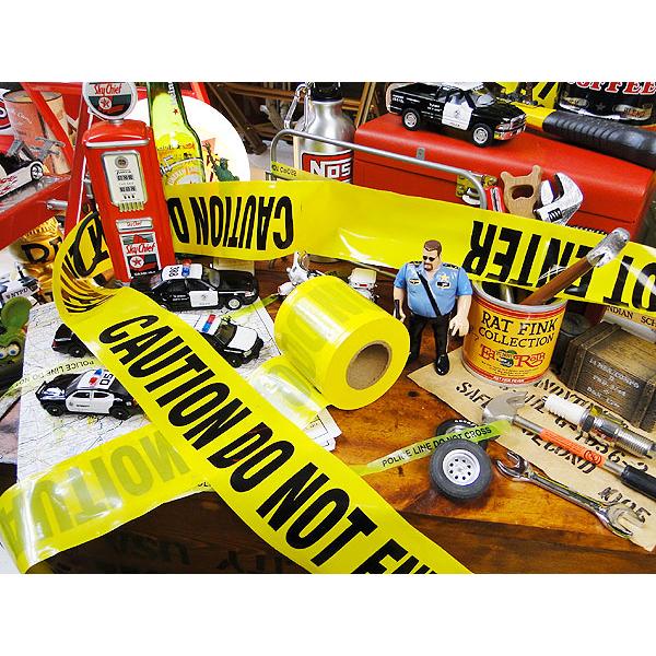 200フィート　コーションテープ　（バリケードテープ）　アメリカ雑貨 アメリカン雑貨 帽子