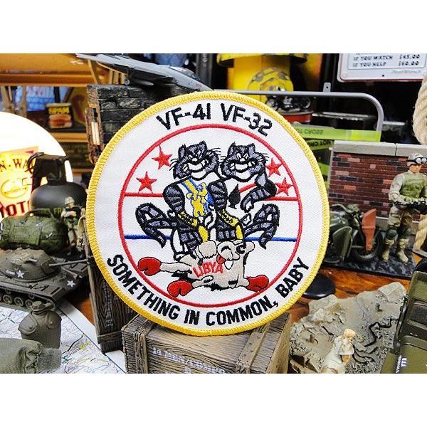 U.S.ネイビー VF-41/VF-32 ブラックエーセス/スウォ-ズメン　ミリタリーワッペン アメ...