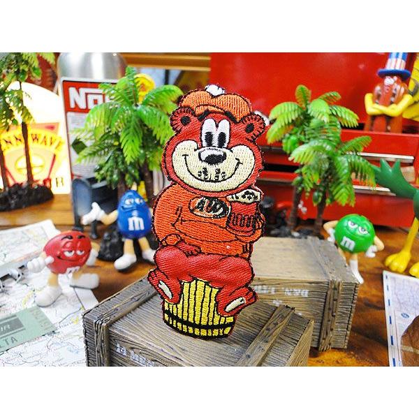 カンパニーキャラクターワッペン　（A&amp;Wルートベアー）  　■　アメリカン雑貨 爆買