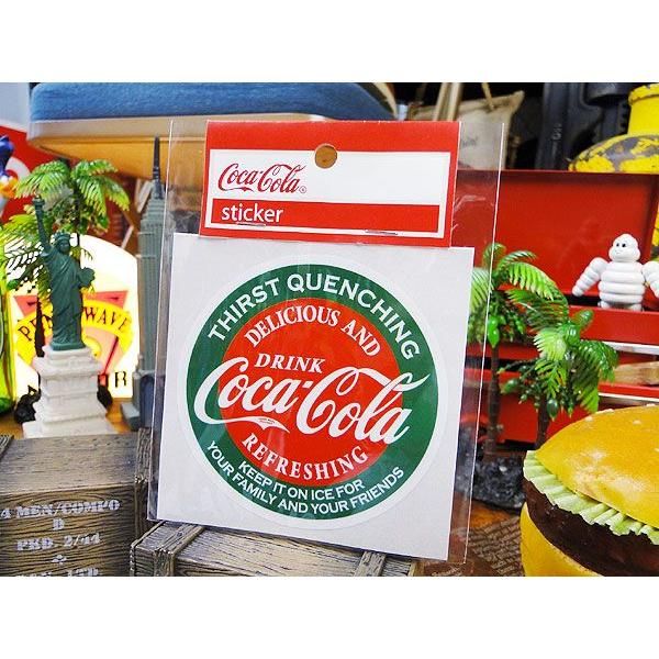 コカ・コーラブランド　アドバタイジングステッカー　（BA1）　アメリカン雑貨　アメリカ雑貨　おしゃれ
