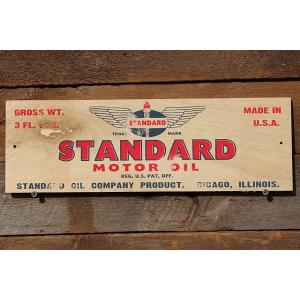 アメリカンガレージ　ミニウッドサイン　（スタンダードオイル） アメリカ雑貨 アメリカン雑貨 壁掛け ...