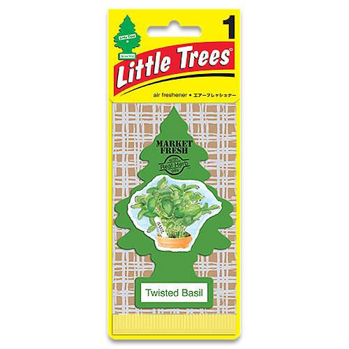 リトルツリー　（ツイステッド・バジル）　アメリカン雑貨　芳香剤　ランキング　車　おしゃれ　フレグラン...