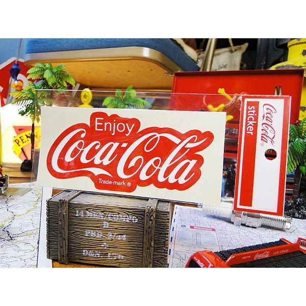 コカ・コーラブランド　ロゴステッカー　（BA30）　アメリカン雑貨　アメリカ雑貨　おしゃれ
