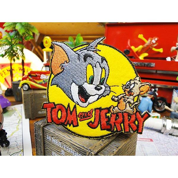 キャラクターワッペン　（トムとジェリー）　アメリカ雑貨　アメリカン雑貨　キャラクター　アメキャラ　ミ...