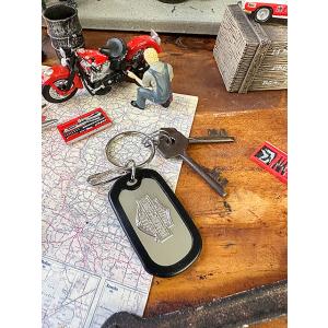 ハーレーダビッドソン　キーホルダー　（ドッグタグ）　■　アメリカ雑貨　アメリカン雑貨　アメリカ　輸入...