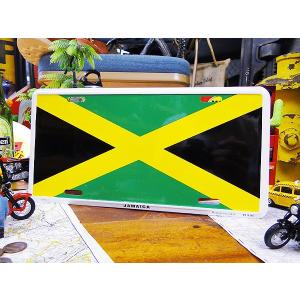 世界の国旗　ライセンスプレート　（ジャマイカ）　アメリカ雑貨　アメリカン雑貨な雑貨屋さん　小物　ショップ　部屋｜candytower