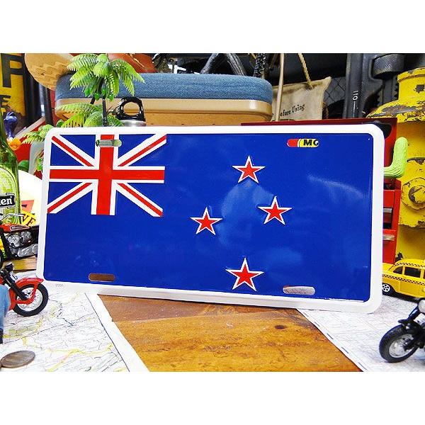 世界の国旗　ライセンスプレート　（ニュージーランド）　アメリカン雑貨 アメリカ雑貨な雑貨屋さん　小物...