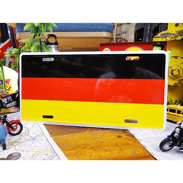 世界の国旗　ライセンスプレート　（ドイツ）　アメリカ雑貨　アメリカン雑貨　壁飾り　おしゃれな雑貨屋さ...