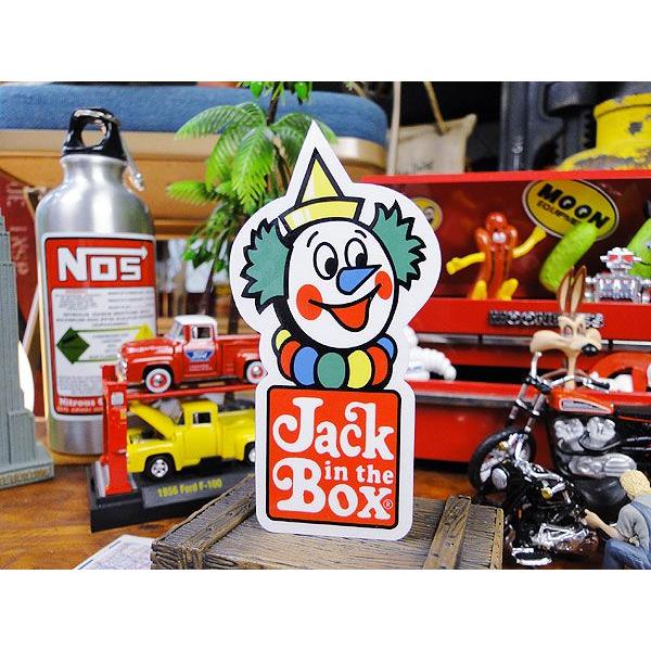 ジャック・イン・ザ・ボックス　ステッカー アメリカン雑貨 アメリカ雑貨   車 シール ブランド