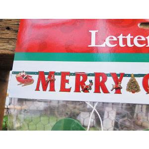 メリークリスマス ハンギングバナー アメリカ雑...の詳細画像2