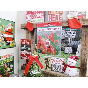 メリークリスマス ハンギングバナー アメリカ雑...の詳細画像4