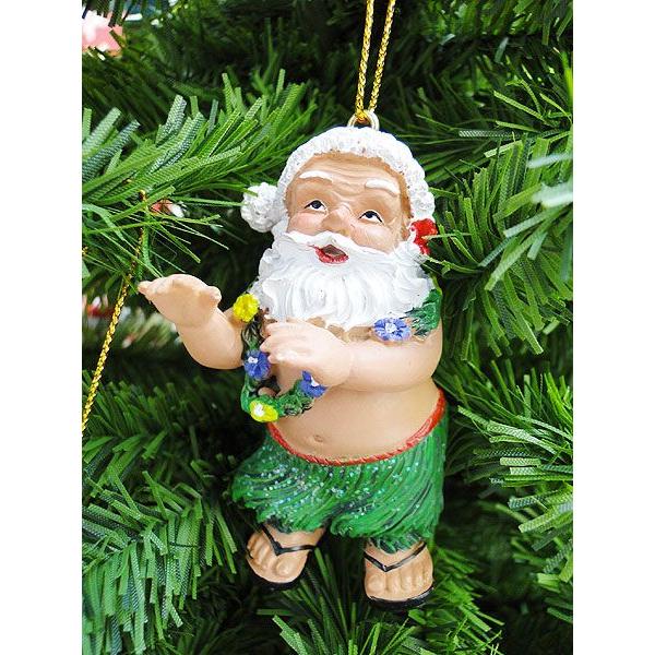 ハワイアン　クリスマスオーナメント　（フラサンタ1）　アメリカン雑貨　アメリカ雑貨