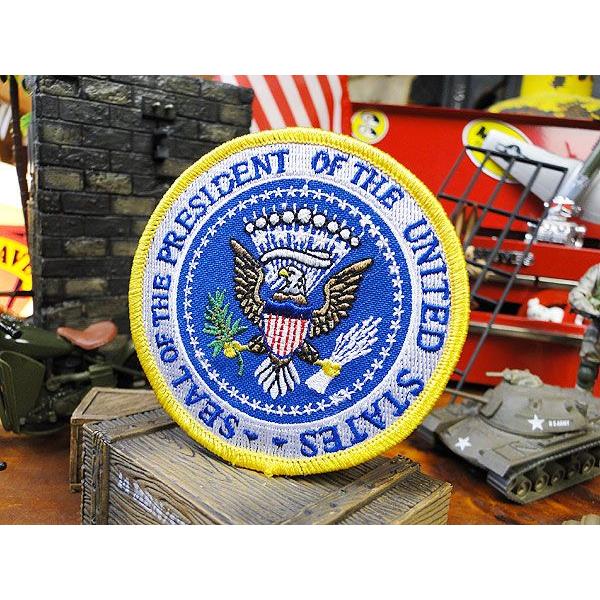 アメリカ合衆国大統領　ミリタリーワッペン アメリカ雑貨 アメリカン雑貨 アメリカ ミリタリー ミニ ...