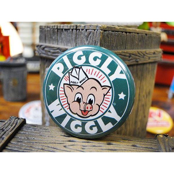 カンパニーカンバッジ　（ピグリー・ウィグリー）　アメリカ雑貨　アメリカン雑貨