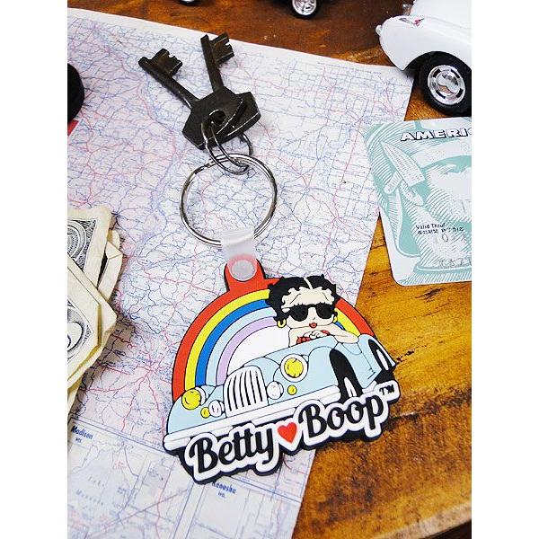 ベティ・ブープ　ラバーキーホルダー　（ドライビングベティ）　アメリカン雑貨 アメリカ雑貨