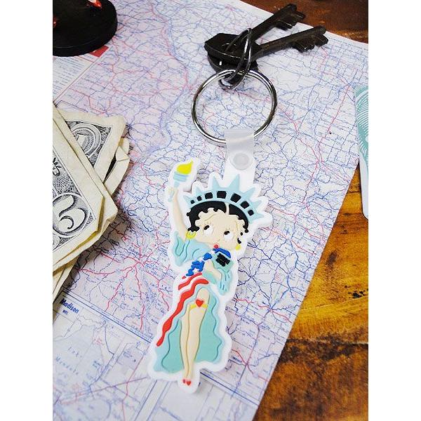ベティ・ブープ　ラバーキーホルダー　（リバティーベティ）　アメリカン雑貨 アメリカ雑貨