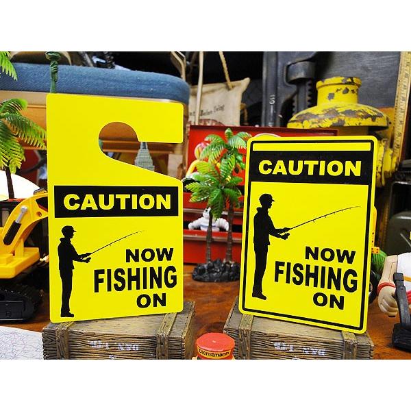 パーキングパーミット　ハングタグ＆ステッカーセット　（只今フィッシング中）　アメリカ雑貨　アメリカン...