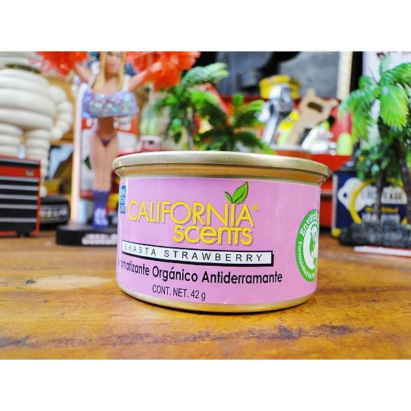 カリフォルニアセンツ　スピルプルーフオーガニック　車用芳香剤　（シャスタストロベリー）　アメリカ雑貨...