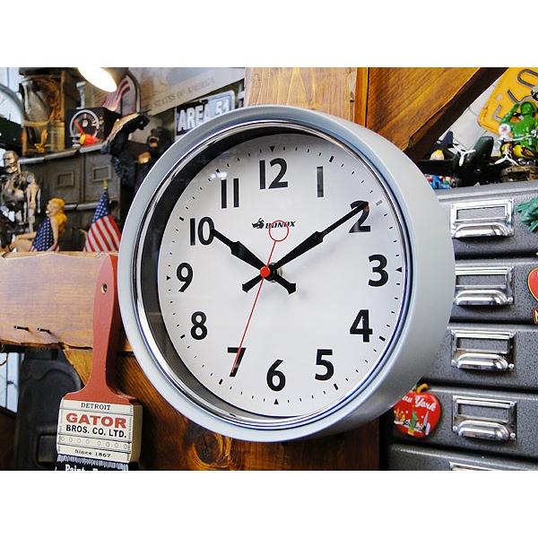 ダルトン　クラシック　ウォールクロック　（グレー）　■　アメリカン雑貨　アメリカ雑貨　DULTON