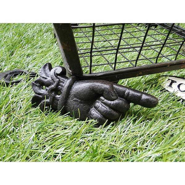 ダルトン　指先案内　アイアンサイン　（右へタイプ）　■　アメリカン雑貨　アメリカ雑貨　DULTON