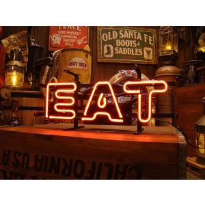 【即納】【在庫あり】 イート　ネオン管 ■ 【6ヶ月保証付き】 ■ アメリカ雑貨 アメリカン雑貨 シ...