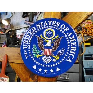アメリカ合衆国マーク　ブリキ看板 アメリカン雑貨 アメリカ雑貨