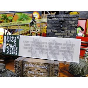 ことわざステンシル転写ステッカー　（人生に行き詰まったら過去のスランプを思い出そう）　アメリカ雑貨　...