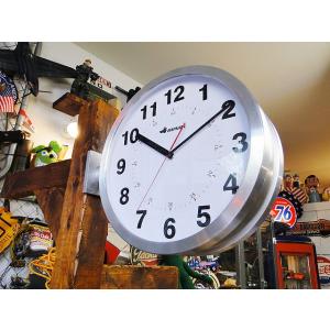 DULTON ダルトン ダブル フェイス クロック レクタングル グレー DULTON ダルトン ダブル フェイス クロック レクタングル グレー