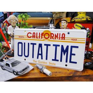 映画　バック　トゥ　ザ　フューチャー　デロリアン　ライセンスプレート ■ アメリカン雑貨 アメリカ雑...