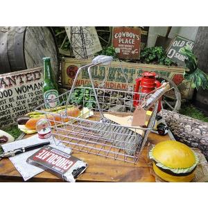 ワイヤーバスケット　（クローム/Mサイズ）　アメリカン雑貨　アメリカ雑貨