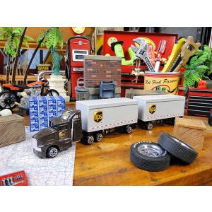 UPSトレーラー　ミニカー アメリカ雑貨 アメリカン雑貨 アメリカ 雑貨 インテリア おしゃれ 人気