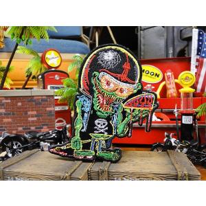 アメリカンバイカーズワッペン　（LOW BROW）　アメリカ雑貨　アメリカン雑貨