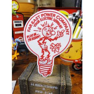 レディキロワット　ワッペン　（バルブシェイプ）　アメリカン雑貨 アメリカ雑貨　アメリカ　ロゴ　キャラ...