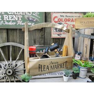 ウッドキャリアボックス アメリカン雑貨 アメリカ雑貨