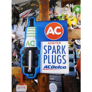 ACデルコ　サーモメーター付きエンボス　ティンサイン アメリカン雑貨 アメリカ雑貨 インテリア 壁飾...