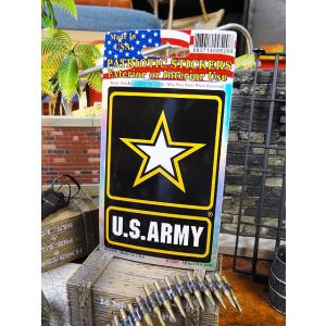 ミリタリープリズムステッカー　スクエア　Sサイズ　（U.S.アーミー）　アメリカ雑貨　アメリカン雑貨