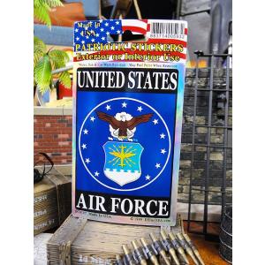 ミリタリープリズムステッカー　スクエア　Sサイズ　（U.S.エアフォース）　アメリカ雑貨　アメリカン...