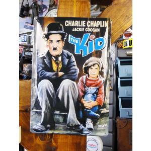 有名人＆ミュージシャン　3Dメタルサイン　（チャーリー・チャップリン/ザ・キッド）　アメリカン雑貨　...