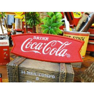 コカ・コーラブランド　ロゴワッペン　（フィッシュテール）　アメリカン雑貨 アメリカ雑貨