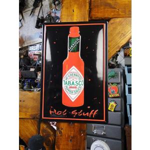 昔のアドバタイジング　3Dメタルサイン　（タバスコ）　アメリカン雑貨　アメリカ雑貨