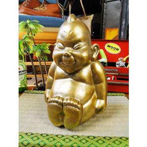 大阪名物ビリケンさんの縁起のええ置物　（Mサイズ）　※ミニ畳は別売です　■　アメリカン雑貨　アメリカ...